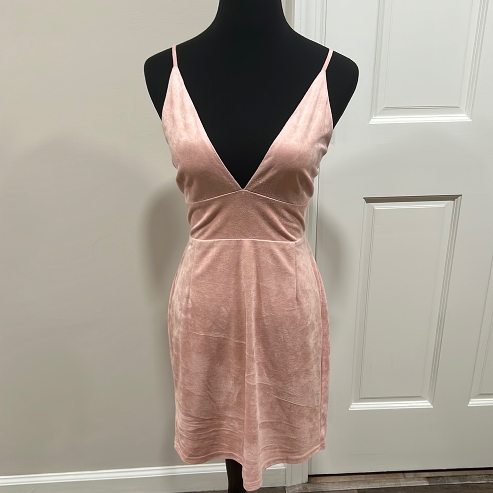 Suede dress